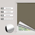 Miniatyrbillede 2 af 9: Rootz Blackout Rullegardin - Termisk vinduesskærm - Solbeskyttelse - UV-beskyttelse - 100 % polyester - 40-120 cm x 160/210 cm - Taupe