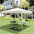 Pikkukuva 7 / 9: Rootz Gazebo Pop-Up -teltta - Vedenpitävä pagodi - Aurinkosuojakatos - UV- ja sadesuoja - Helppo asennus - Säädettävä korkeus - 3 m x 3 m - Beige