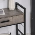Miniatyrbillede 6 af 7: Rootz Sidebord - Sidevognsbord - Serveringsvogn - Køkkenvogn - Køkkenvognsbord - Sofabord - 60 x 30 x 65 cm