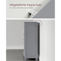 Miniatyrbillede 6 af 9: Rootz Mystical Grey Badeværelsesskab - Opbevaringsenhed - Organizer - MDF-materiale - 30 cm x 55 cm x 82 cm - Letvægts - Robust - Nem montering