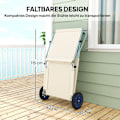 Miniatyrbillede 7 af 10: Rootz Sun Lounger Set - Foldbar havelounger - Rulle dækstol - Justerbar ryglæn - 62 cm x 148 cm x 85 cm