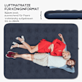 Miniatyrbild 4 av 10: Rootz luftmadrass för 2 personer - Uppblåsbar säng - Campingmadrass - Mjuk & Robust - Optimalt kroppsstöd - Snabb uppblåsning - 203cm x 152cm x 22cm -