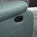 Miniatyrbillede 5 af 7: Rootz Relax Chair - Hvilestol - Stuestol - Med Vippejustering - 360° drejelig - Polyester/skum/stål - Grøn - 93 cm x 100 cm x 98 cm