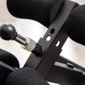 Miniatyrbillede 5 af 5: Rootz Gravity Bypass Bord - Inversionsbord - Foldbar Gravity Trainer med to bevægelige hjul - Justeret rygpude - Justeret rygpude - Sort/Blå - 132 x 7