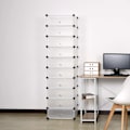 Miniatyrbillede 2 af 7: Rootz Skoskab - Fodtøjsopbevaring - Skoopbevaring - Opbevaringsstativ - Skohylde - Skoskab - Fodtøjsskab - Hvid - 47x37x170cm