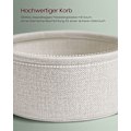 Miniatyrbillede 7 af 9: Rootz 3-delt sidebord - Forest Green Creme White - Spånplade Stål Polyester - Bærbare udendørsmøbler - Opbevaringskurv - Letvægts - 45cm x 50cm x 50cm