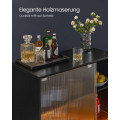 Miniatyrbillede 7 af 9: Rootz Vinskab - Spiritusskab - Barskab - Spånplade - Ribbet glas - Ultraklart glas - 42cm x 88cm x 105cm