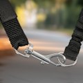 Miniatyrbillede 5 af 7: Rootz Bicycle Dog Leash - Elastic Rope - Tubular Steel - Shock -reducerende design - 124 cm Længde - Hold hunde sikkert på cykelture