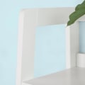Miniatyrbillede 8 af 9: Rootz Hvid Opbevaring Display Reol Stige Hylde Bogreol med skuffe og 4 hylder