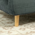 Miniatyrbillede 9 af 10: Rootz 2 -i -1 sovende lænestol gæst seng - konvertibel sofa - foldningsseng - justerbar komfort - 82 cm x 89 cm x 83 cm - grøn