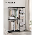 Miniatyrbillede 2 af 8: Rootz sort 2-delt sæt campingstol - udendørs stol - bærbare stole - ikke-vævet stof - letvægts - holdbar - nem at samle - 43 cm x 124 cm x 182 cm