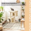 Miniatyrbillede 2 af 5: Rootz Cat Tree til store katte - Scratching Post - Luxury Cat Tower - Sisal Rope - 60 cm x 40 cm x 84 cm