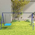 Pikkukuva 7 / 11: Rootz Swicken 3 -Child Swing Set - Outdoor PlaySet - Puutarhan vaihtelut - Kestävä teräsrunko - 365 cm x 180cm x 184 cm
