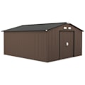 Pikkukuva 10 / 11: Rootz Tool Shed - Säänkestävä puutarhavaja - Teräsvarasto - Tuulettunut - 340 cm x 386 cm x 200 cm