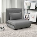 Miniatyrbillede 2 af 11: Rootz 3 -i -1 Justerbar gulvstol - Chaise Lounge - Gæsteseng - 6 -positionskomfort - Faux læder - 75 cm x 81 cm x 68 cm