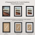 Miniatyrbillede 5 af 7: Rootz 7 stykke ask sort fotorammesæt - Vægdekoration - MDF og glas - Størrelse 23 x 28 cm, 15,3 x 20,4 cm, 12,8 x 17,9 cm - Letvægts - Beslag og kroge