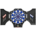 Miniatyrbild 1 av 6: Rootz Dartboard - Elektronisk - 31 spel - För 8 spelare - 2 dörrar - 6 pilar - Ljud - Svart - 83 x 45 x 4 cm