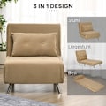 Miniatyrbillede 4 af 10: Rootz Hvilestol - Lounge Chair - Enkeltseng - Justerbart ryglæn - Fløjlsstof - 77cm x 88cm x 83cm