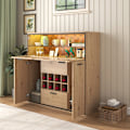 Miniatyrbillede 8 af 10: Rootz Vinskab - Vinopbevaring - Vindisplay - LED-belysning - 110L x 38W x 111H cm