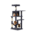 Miniatyrbild 1 av 5: Rootz Cat Scratching Post - Cat Tree - 143 cm High Scratch Tower - Mjukt plyschskydd - 55 x 45 x 143 cm