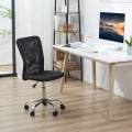 Miniatyrbillede 2 af 6: Rootz Kontorstol - Skrivebordsstol - Ergonomisk kontorstol - Højdejusterbar - Mesh - Sort - 43 cm x 58 cm x 100 cm