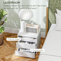 Miniatyrbillede 5 af 11: Rootz Bedside Table Sæt på 2 - Natbord - Sideborde - Moderne minimalistisk design - Hvid - 39,6L x 32,3W x 50,4h cm