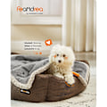 Miniatyrbild 2 av 7: Rootz Pet Filt - Hundtäcke - Puppy Throw - Sherpa Material - TPU Film - Flanell Tyg - Lätt - Mysigt - Lätt att rengöra - 73cm x 63cm