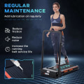 Miniatyrbillede 6 af 11: Rootz Løbebånd - Elektrisk Løbebånd - Elektrisk Løbebånd Med LCD Display - Sammenfoldelig fitnessmaskine - Stål - Sort - 105 x 56 x 108,5 cm