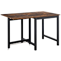 Miniatyrbild 10 av 11: Rootz folding matbord - Industriellt bord - Space Saving Table - expanderar enkelt - 118 cm x 70 cm x 76,5 cm