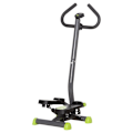 Pikkukuva 7 / 7: Rootz Stepper - Stepper LCD-näytöllä - Aerobic Ab Exercise Fitness - Harjoituskone - Teräs - ABS - Harmaa + Vihreä + Musta - 55 x 44 x 108 cm