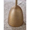 Miniatyrbild 2 av 7: Rootz sidobord guld 33x33x53 cm sidobord aluminium - Runt soffbord i metall - Vardagsbord Soffa Modern - Soffbord högt