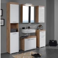 Miniatyrbillede 9 af 11: Rootz Badeværelsesskab - Højglans - 37 x 79 x 31cm White High gloss