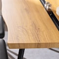Miniatyrbillede 8 af 8: Rootz Multifunktionelt bord - Spisebord - Sofabord - Holdbar MDF & Metal - 120 cm x 75 cm x 78 cm - Stilfuldt og stabilt design