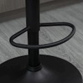 Miniatyrbild 6 av 7: Rootz Barpall - Set med 2 barstolar - Justerbar i höjdled - 360 graders vridbar design - Grå - 57cm x 50cm x 84-104cm