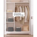 Miniatyrbild 2 av 9: Rootz 3-delad förvaringslåda med lock - Organiseringsfack i tyg - Hopfällbar design - Material som andas - 20L/27L/36L/51L - Multifunktionell - 1x 20L
