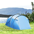 Miniatyrbillede 9 af 10: Rootz Campingtelt - Pop-up telt - Forværelse - Transporttaske - Soveplads - Vandtæt - Bæretaske - Polyester - Glasfiber - Lyseblå - 426L x 206W x 154H