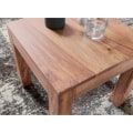 Miniatyrbillede 5 af 7: Rootz Sofabord - Sidebord - Massivt træ - 45 x 45 cm - Brun - Sofaborde