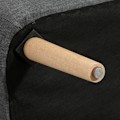 Miniatyrbillede 6 af 9: Rootz Sofa - 2-personers Sofa - Sofasæde - Lounge Sofa - Mørkegrå - 117 x 56,5 x 77 cm