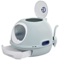 Miniatyrbillede 1 af 10: Rootz kattebakke - blå - Pp, abs - 18,5 cm x 21,65 cm x 17,32 cm