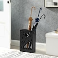 Miniatyrbillede 6 af 7: Rootz Paraply Stand - Metal Paraply Stand - Paraply Holder - Paraply Opbevaring - Stål - Sort - 28 x 12 x 41 cm