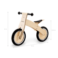 Pikkukuva 2 / 4: Rootz Balance Bike Lino - Puinen pyörä - Chopper Conversion - EVA pehmeät renkaat - Säädettävä satula - 85cm x 38cm x 55cm