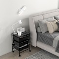 Miniatyrbillede 5 af 7: Rootz Opbevaringsvogn - Mobil Organizer - Hjælpevogn - Stålramme - Nem at rengøre - 40,8L x 33,5W x 60,5H cm