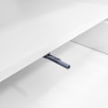 Miniatyrbild 9 av 11: Rootz molnformat soffbord - vardagsrumscentrum - snygga möbler - push -to -open lådan - 100 cm x 60 cm x 39,2 cm