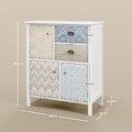 Miniatyrbild 3 av 10: Rootz Shabby Chic skänk - Vintage byrå - Förvaringsskåp - Elegant design - Gott om förvaring - Robust konstruktion - 34D x 68W x 80H cm