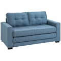 Miniatyrbillede 1 af 5: Rootz Sovesofa - Foldesofa - 2-personers stofsofa - Sofa - Med sovefunktion - Sofasæt - Blå -147,5 x 75 x 85 cm