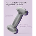 Miniatyrbild 5 av 11: Rootz 2-delade hantlar - Handvikter - Styrketräning - Neoprenbeläggning - 13,5 cm x 6,5 cm - 2 x 1 kg