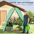 Miniatyrbild 6 av 11: Rootz välvt växthus - folie tomathus - bärbart växtskydd - stabilitet och optimal ventilation - 1,8 x 1,8 x 2 m