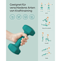 Miniatyrbild 4 av 7: Rootz 2-delade hantlar - Vikter - Neoprenbelagd - Styrketräning - 20 cm x 9 cm - 11,5 cm x 3,8 cm