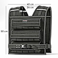 Miniatyrbillede 3 af 11: Rootz 15 kg Justerbar vægtet vest - Træningsvest - Vægtvest med stropper - Selv vægtfordeling - 50L x 40W cm
