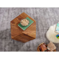 Miniatyrbillede 4 af 4: Rootz Sofabord - Solid Sheesham Træ - Diamantform - Diamant - Sidebord - Dekorationsbord - 57x42,5x57 cm - Brun